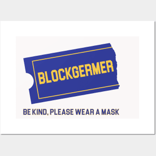 Blockbuster Style Blockgermer Posters and Art